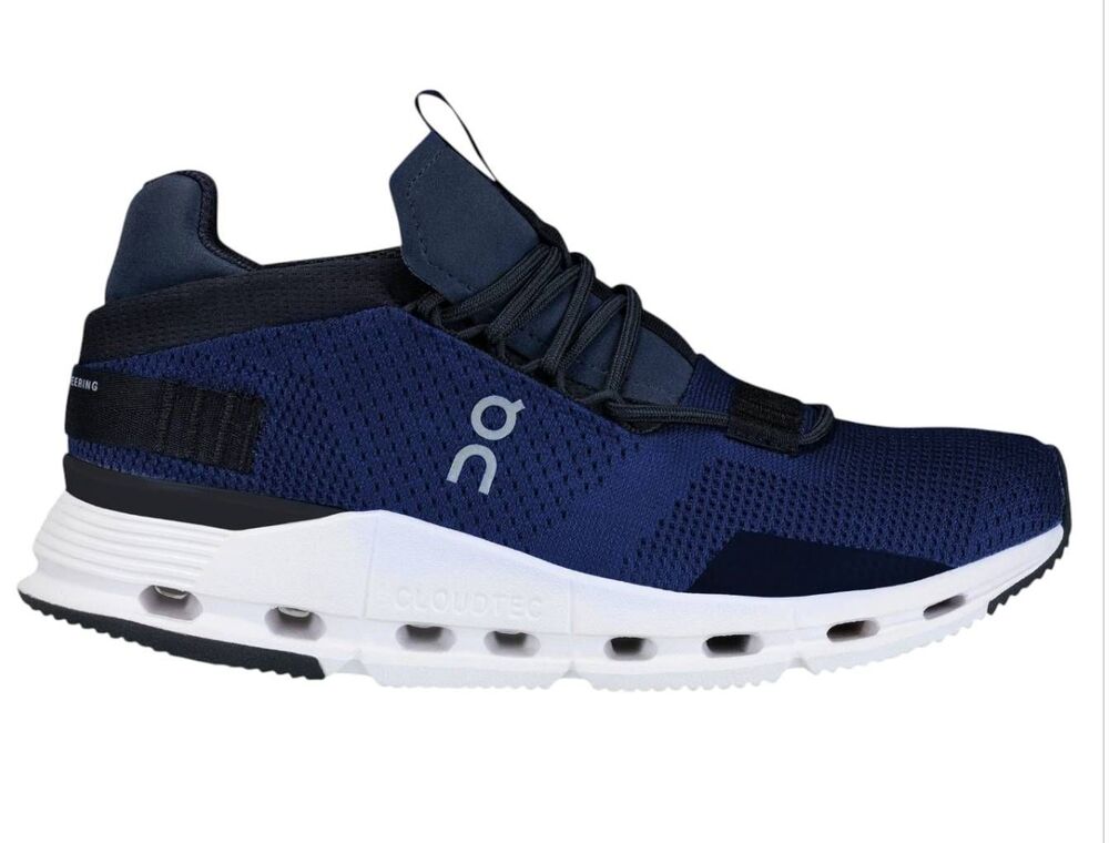 ON RUNNING Cloudnova 'Navy/White' Running Shoes Size 13